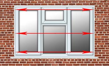 حداکثر ابعاد پنجره دوجداره و ابعاد استاندارد پنجره upvc
